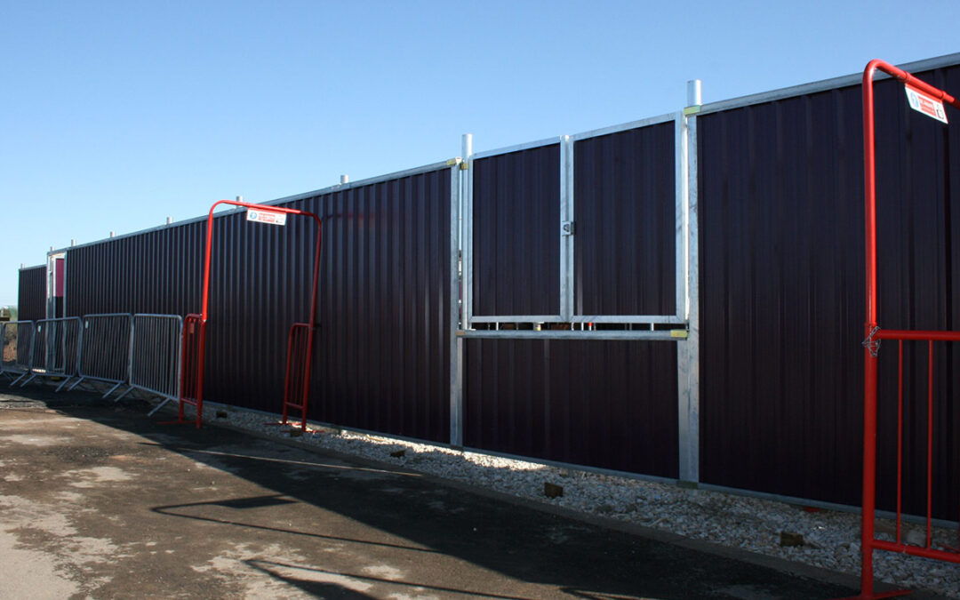 Construction Site Hoarding for Temporary Use