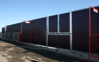 Construction Site Hoarding for Temporary Use