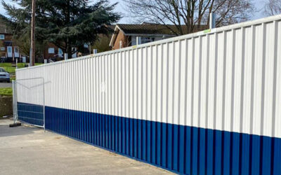 Steel Hoarding Systems for Temporary Demarcation