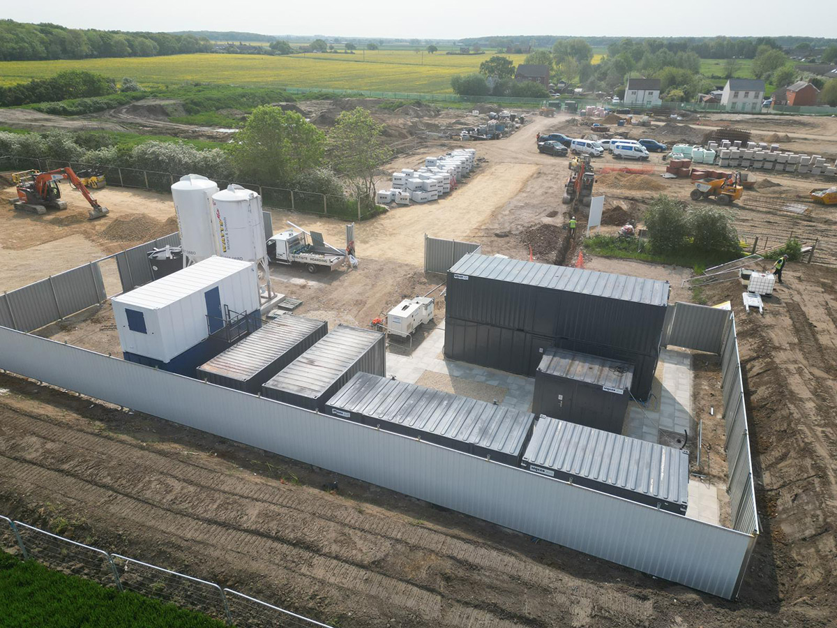 Aerial Site Compound