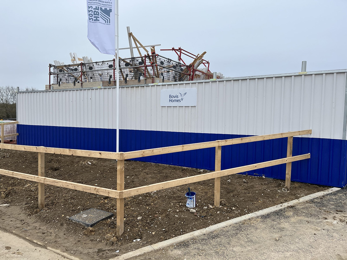 Site Hoarding for Bovis Homes