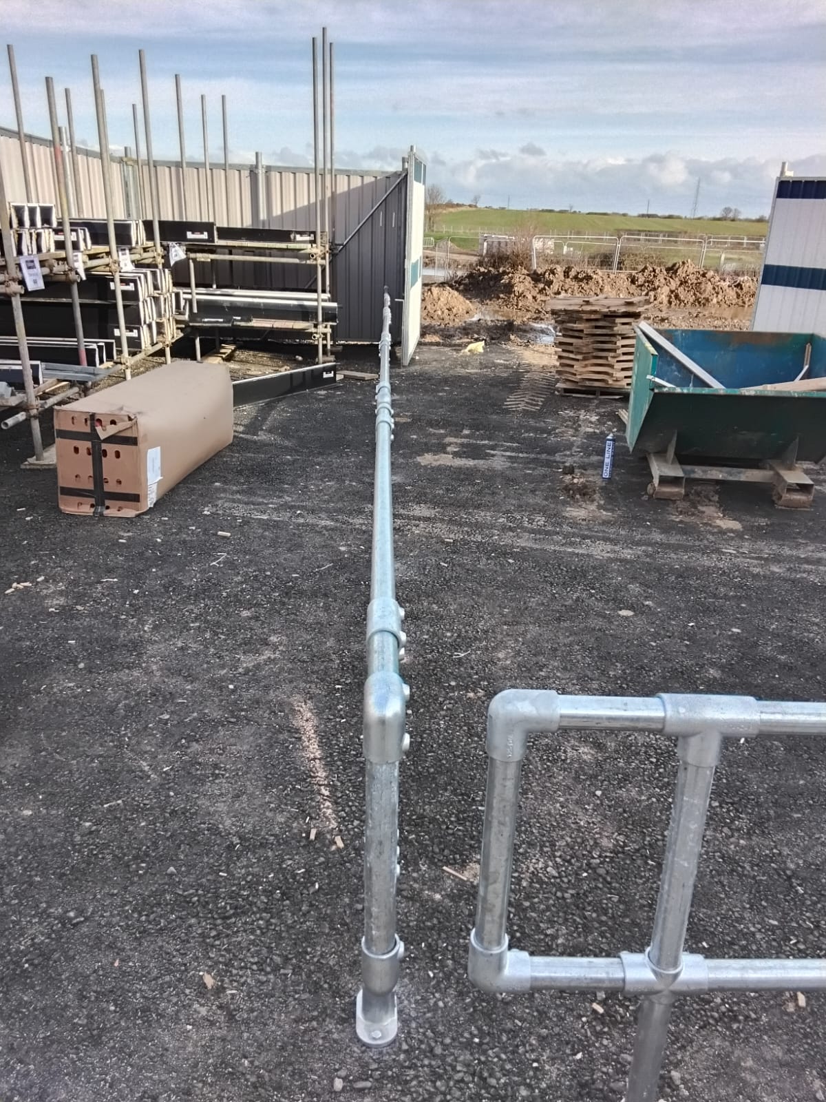 Demountable Safety Railings | Rethync ltd | Site Sceurity